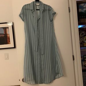 Na-kd striped beach dress